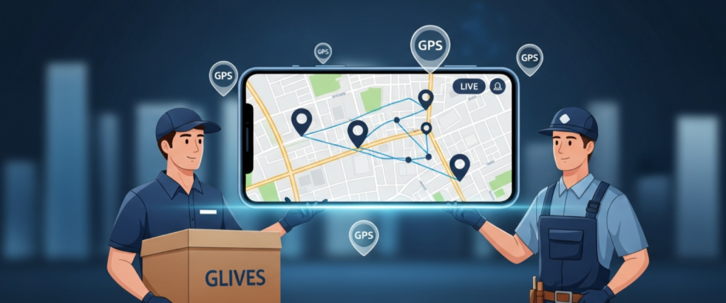 GPS-контроль выездных сотрудников: курьеры и бригады